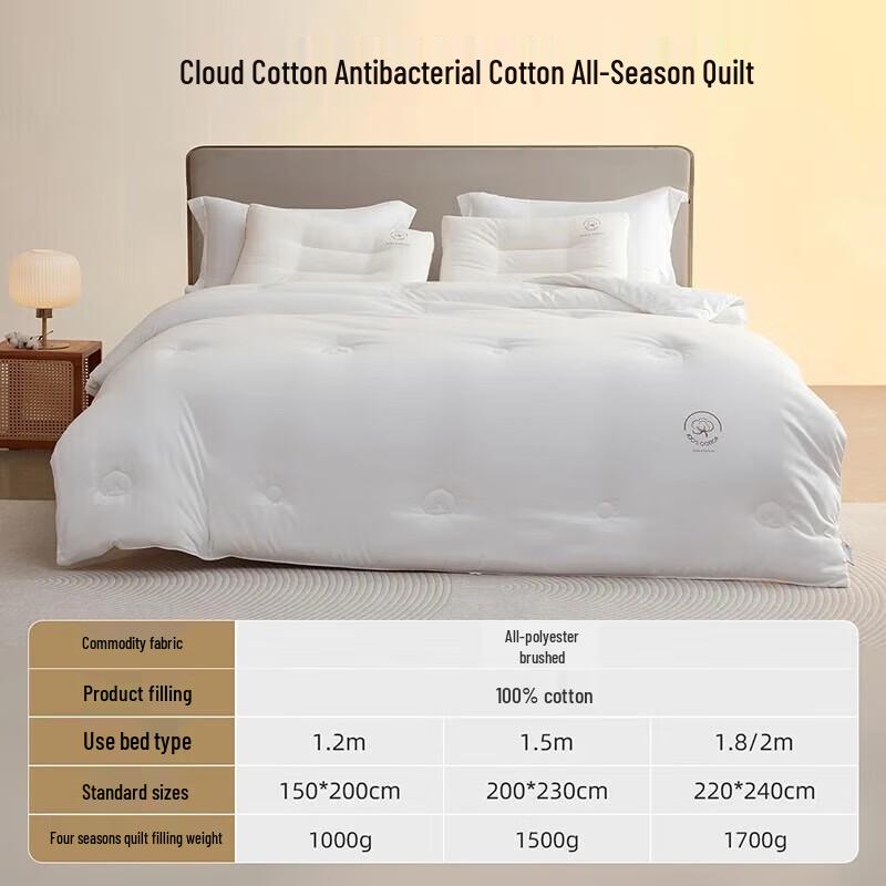 Mengjie Cloud Cotton Antibacterial Xinjiang Cotton All-season Quilt