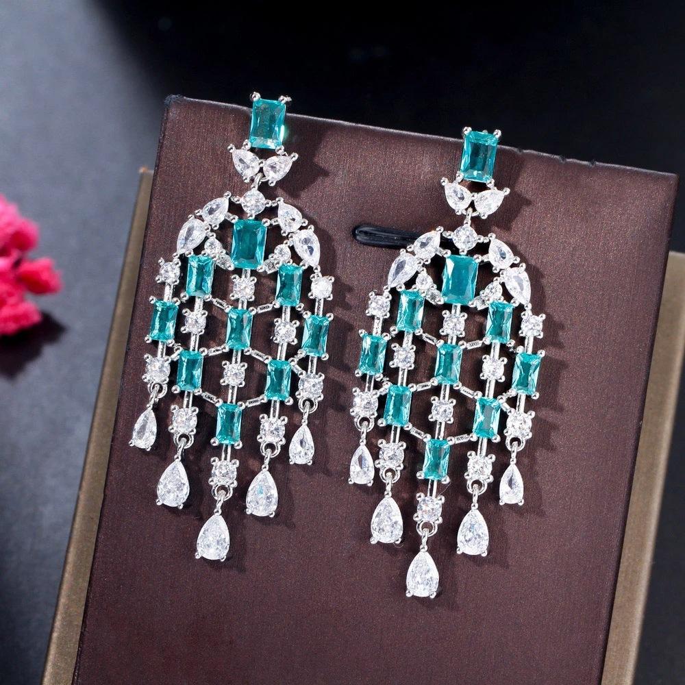 Needle Heavy Industry Earrings Star Street Shot With Fringed Earrings Earrings Dress Banquet Matching Women