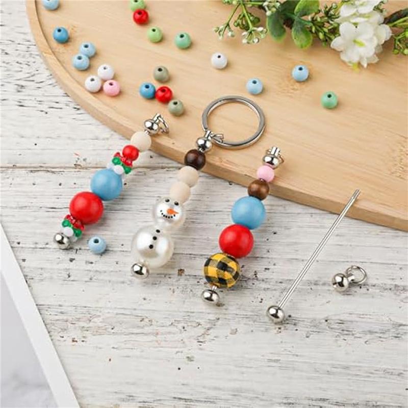 Fresh 150Pcs Blank Beadable Keychain Bars,Metal DIY Bead Keychain Bar Charms Eady Detachable Key Chain Making Accessories NONE серебряный