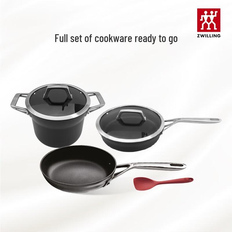 Zwilling Motion 4-Piece Carbon Steel Cookware Set