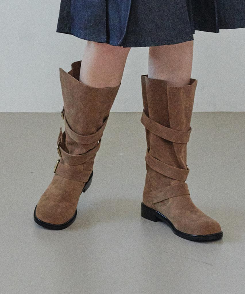 Att Wild Strap Mid Boots (Att1010)