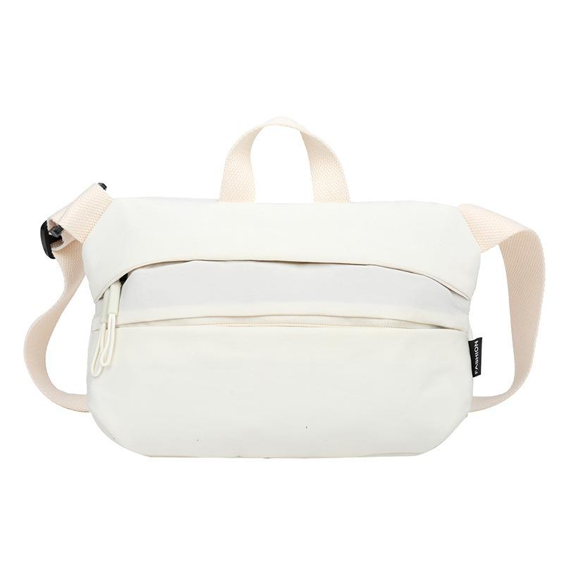 satchel women's shoulder bag nylon cloth versatile breast bag handbag texture waterproof student large-capacity messenger bag