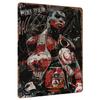 Mike Tyson Boxing Themed Custom Metal Wall Art Urban Collage Style Decorative Iron Painting