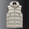 Autumn and Winter Fashion Vest Jacket Men's Loose Casual Vest Thermal Vest