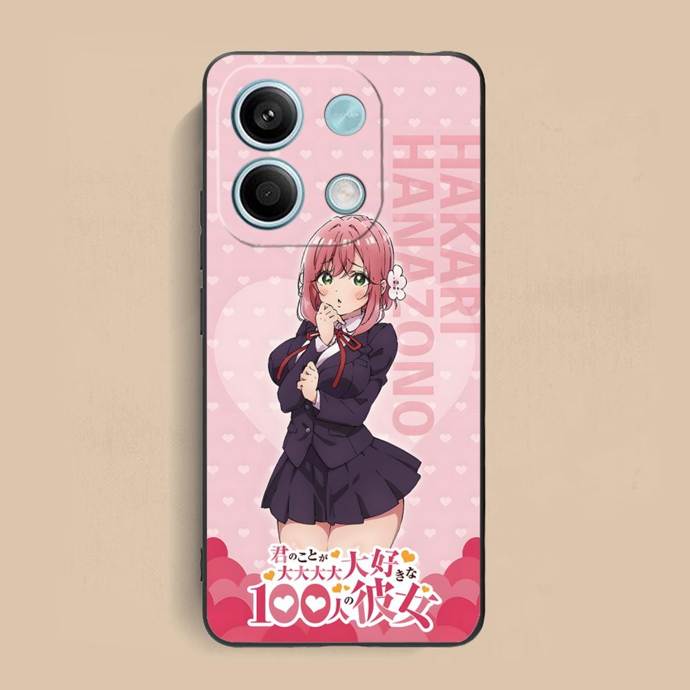 Anime Hakari Hanazono Matte TPU Mobile Phone Case for Xiaomi Redmi Note 14 13 12 11 S Pro Plus 4G 5G Colorful Printing Cover