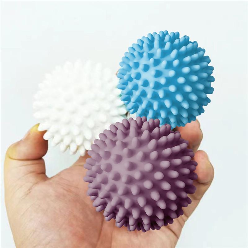 Magic Klesvask Ball Gjenbrukbar PVC Solid Rengjøringsball Husholdningsrengjøring Vaskemaskin Klær Mykner Rengjøringsverktøy