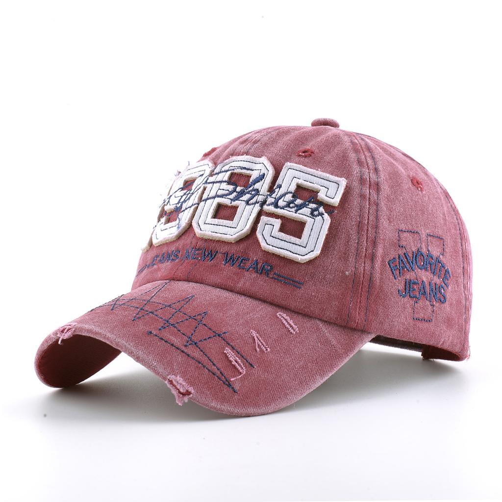 Vintage Dad Hat With Embroidery Letter 1985 Snapback Baseball Cap Men Outdoor Breathable Sport Casual Visor Cap Women Adjustable