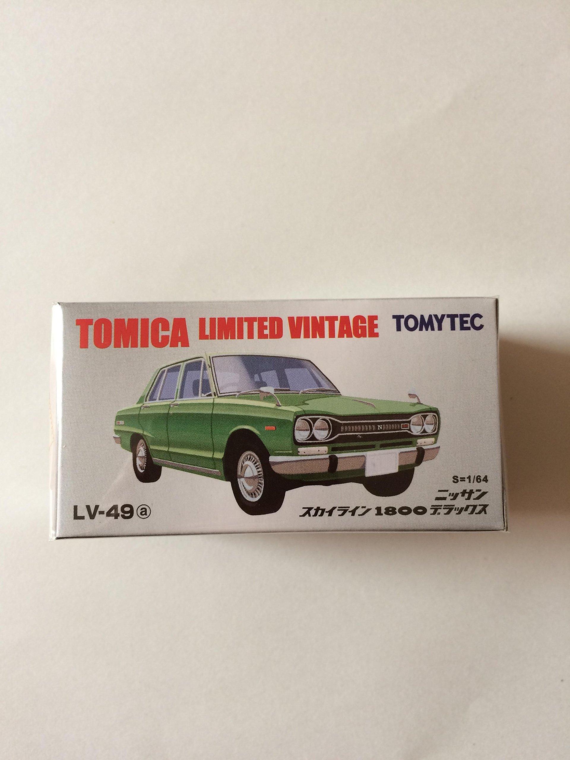 

Tomica Limited Vintage Skyline 1800DX TLV-49a (зеленый) зелёный