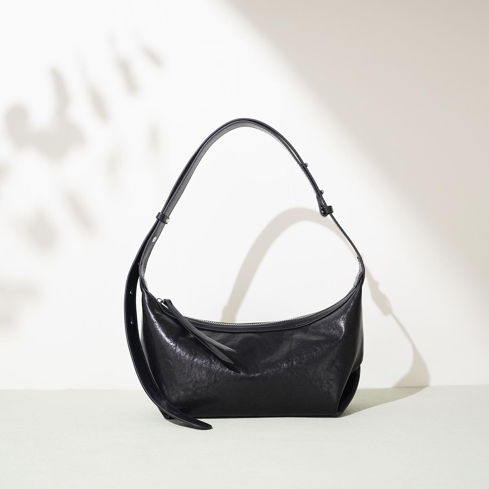 

2025 Minimalist Retro Crossbody & Underarm Bag - High-End, Fashionable, Versatile for Commuting чёрный