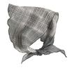 Headscarf summer women's pastoral new neck protector, light and breathable scarf, small scarf, small plaid triangular scarf, headscarf pastoral style
