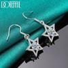 AAA Zircon Star Earrings Silver Fashion Jewelry