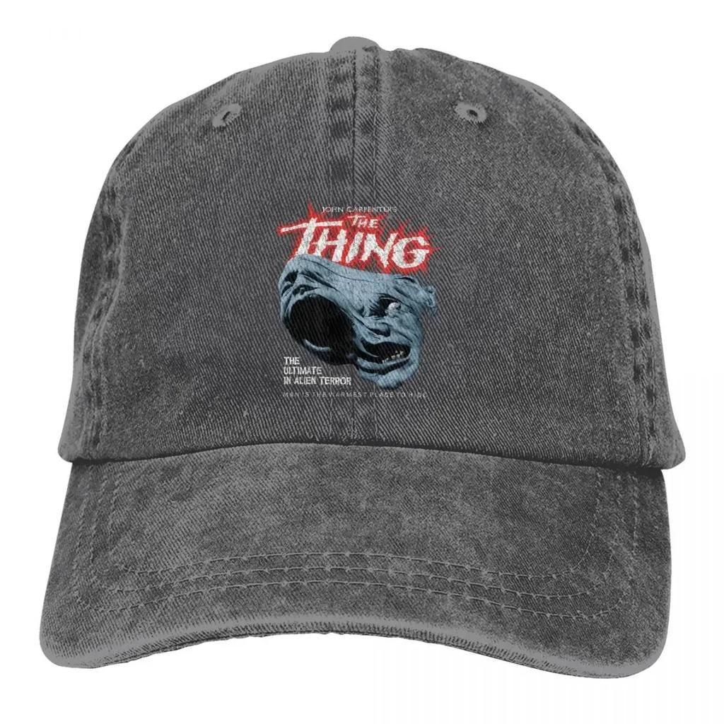 Summer Cap Sun Visor The Thing John Carpenter Horror Sci Fi Hip Hop Caps The Thing Cowboy Hat Peaked Hats