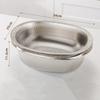 201 Stainless Steel Rice Washing Basin 2 in 1 Mixing Bowl New Vegetable Washing Basin  Kitchen Use