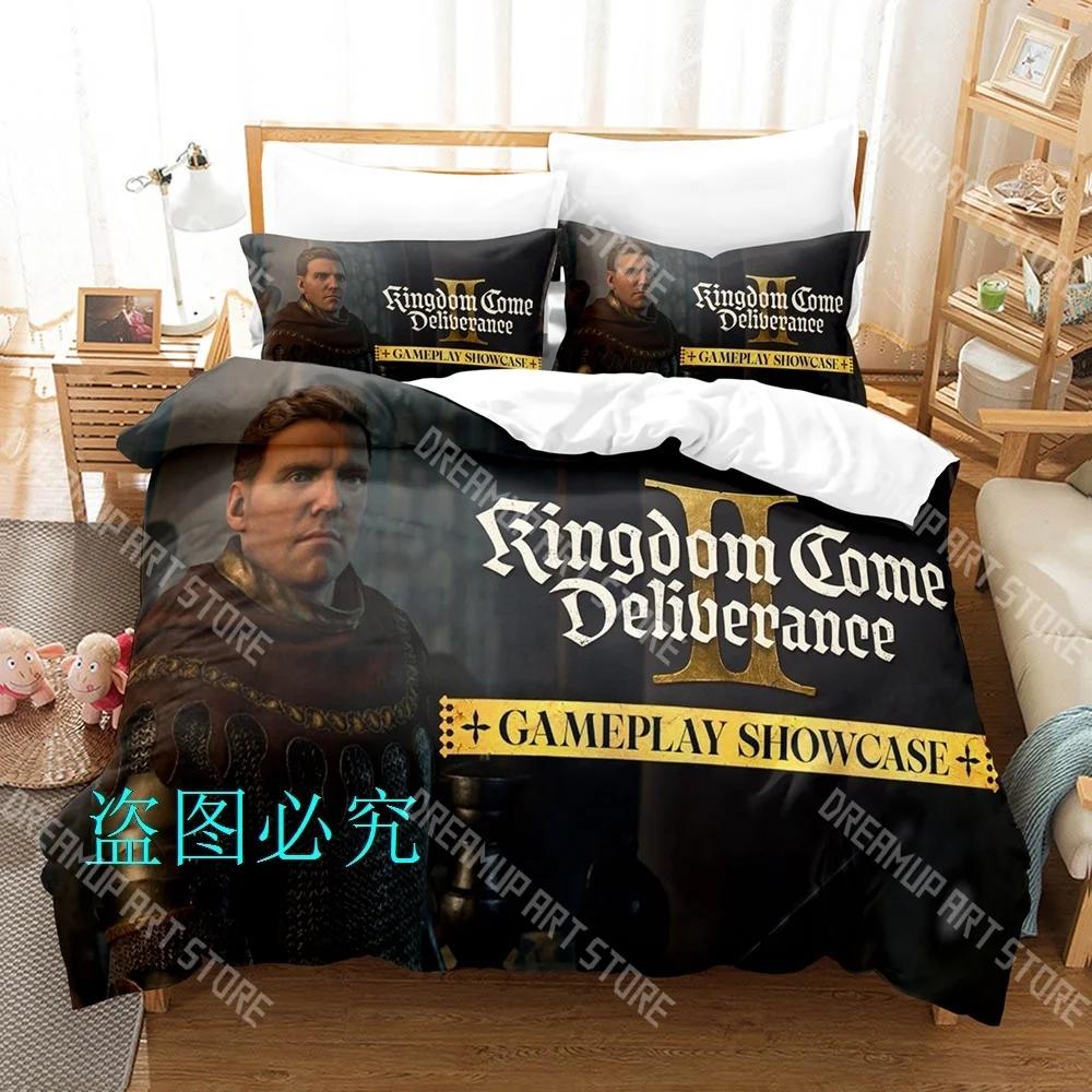 Hot Kingdom Come_ Deliverance II Bedding Set Single Twin Full Queen King Size Bed Set Adult Kids Bedroom Duvetcover Sets