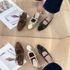 Light Luxury Niche Retro 2025 Summer New Women's Shoes Kitten Heel Low-top Outer Hollow Flat Single Sandals