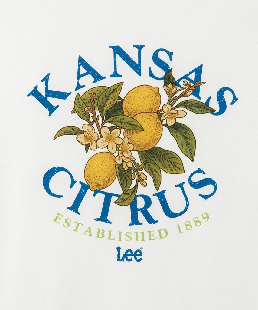 LEE Citrus Graphic Short Sleeve T-Shirt White