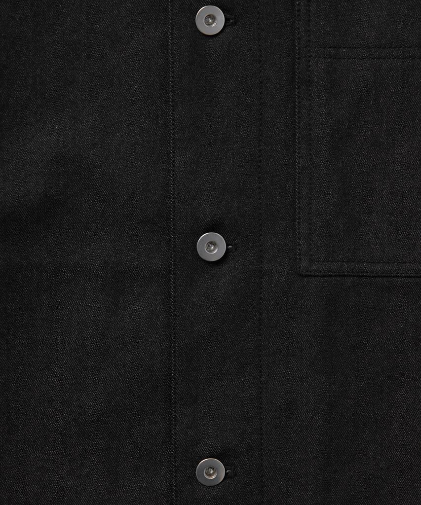 Musinsa Standard Denim-Like Relaxed Minimal Jacket [Black]