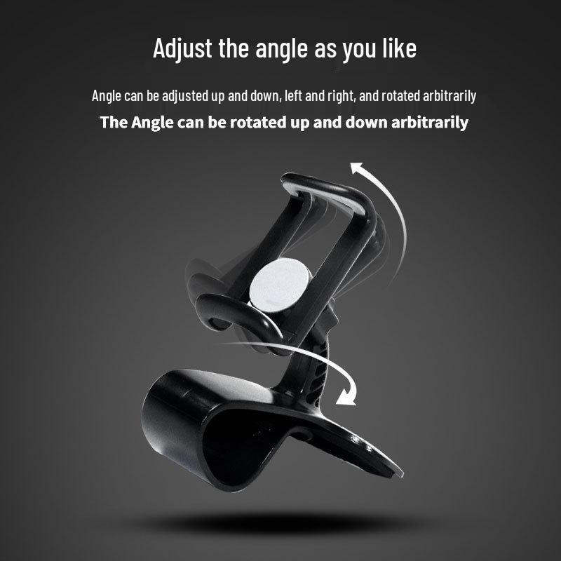 Car Instrument Panel HUD Clip & Rotating Phone Holder