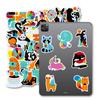 50PCS Colorful Animal Graffiti Stickers, Cute Cartoon Decals for Laptop, Luggage & Decoration