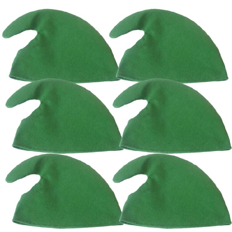 Packung mit 6 Festivalhüten für Weihnachten, handgefertigt, Party-, Cosplay-Requisiten, bequeme Kopfbedeckungen, Accessoires für Partykleidung