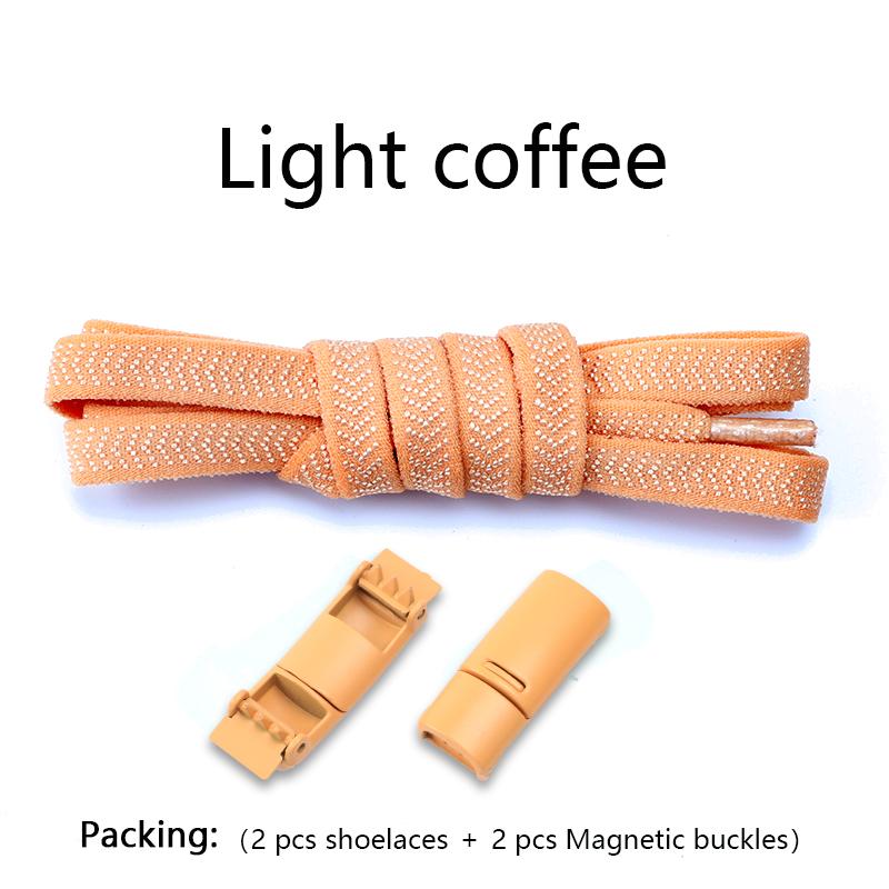 No Tie Shoelaces Magnetic Shoe Laces Clip Without Ties Shoelace Flat Elastic Laces for Sneakers Rubber Laces Stretch Shoestrings