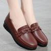 Casual Shoes Small Leather Shoes Women's Genuine Leather Soft Sole New Spring and Autumn British Style Retro Flat Bottom