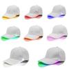 LED Baseball Lys Caps Lysende Partyhatt Klubb Hip Hop Mote Glød Blink Reise