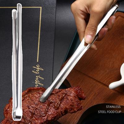 Pince alimentaire en acier inoxydable, antirouille, pince à gril utile, ustensiles de cuisson pour barbecue