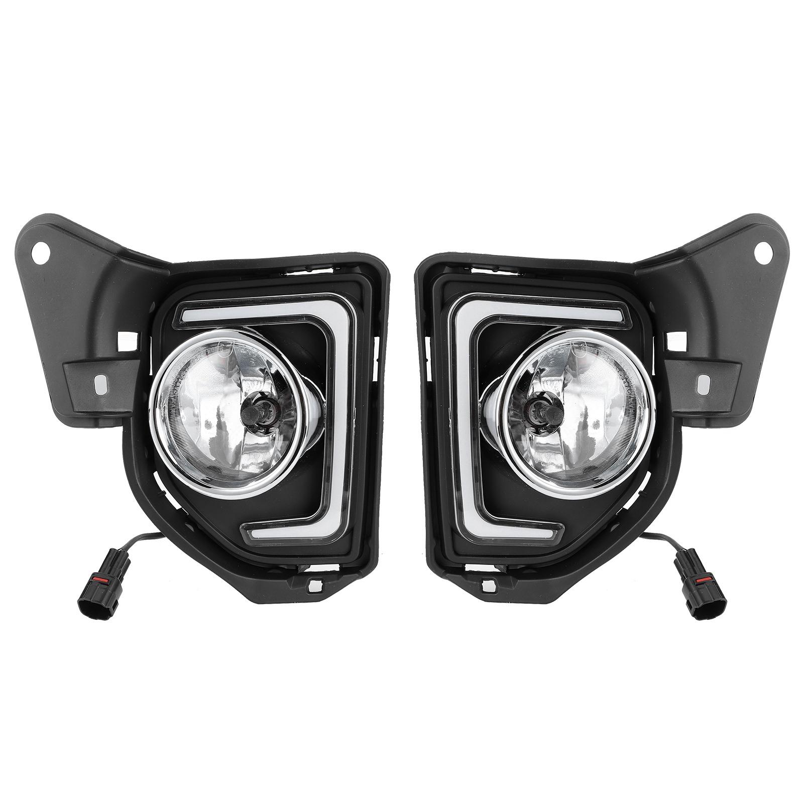 

Пара светодиодных дневных ходовых огней DRL, противотуманных фонарей с указателем поворота 6000К, подходит для Hiace 20152018