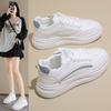 Small White Shoes Women's Fashionable Spring Summer New Breathable Running Skate Platform Sole Casual Non-slip