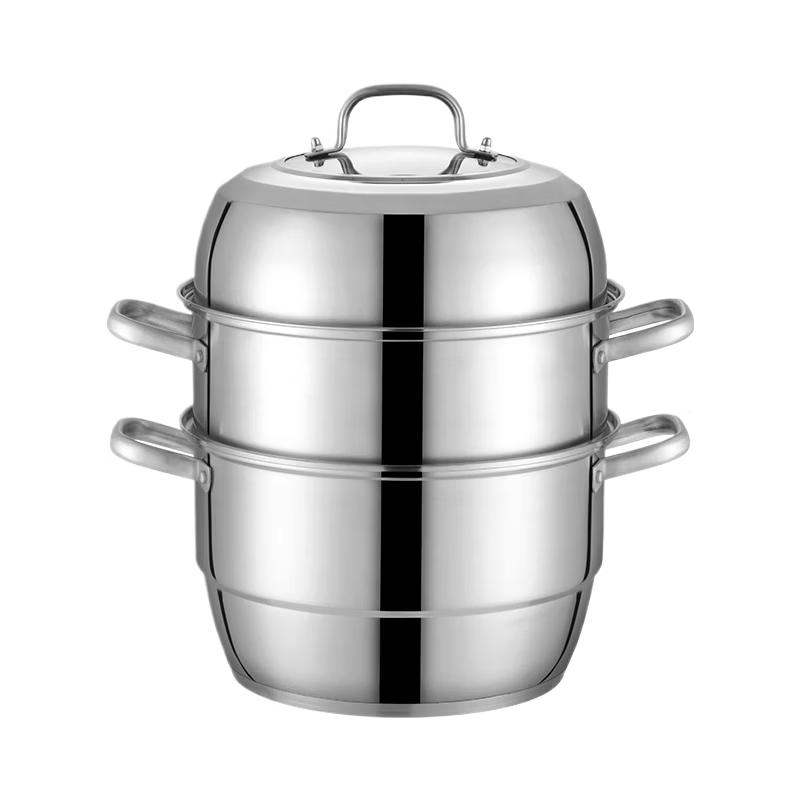 Sule 304 Stainless Steel 28cm 3-Layer Steamer