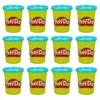 Play-Doh Ciastolina Tuba Zestaw 12 Szt Tub Masa Plastyczna Niebieska