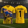 Vozinha 1 Cabo Verde Camiseta de Portero 2026 Camiseta para Aficionados al Fútbol Hombre Mujer Niños Verano Deportiva Y2K Casual Top de Entrenamiento