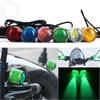 2 Stück LED 12V Tagfahrlicht Motorradzubehör Motorrad Strobe Fahrleuchten Super Helles Adlerauge Nebelscheinwerfer Scheinwerfer