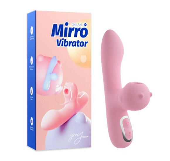 Galaku Milu Sucking Mini Vibrator for Female Massage