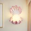 French Pearl Shell Wall Lamp for Bedroom or Children's Room Decoration