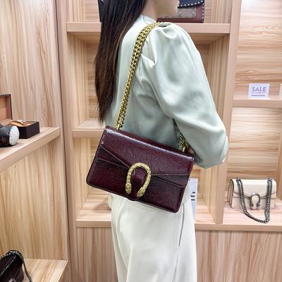 Bacchus Bag 2025 New Women's Bag, Chain Bag, Niche Design, Underarm Bag, High-end Single-shoulder Crossbody Small Square Bag