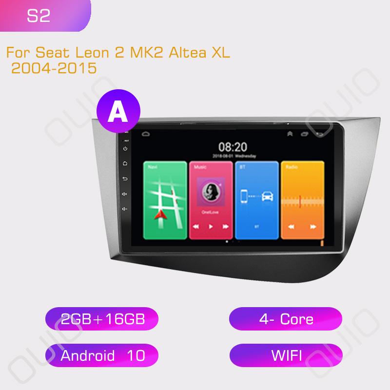 

2din Android10 автомобильный радиоприемник мультимедийный плеер Carplay Auto GPS навигация DSP для Seat Leon 2 MK2 Altea XL 2004 2005- 2014 2015