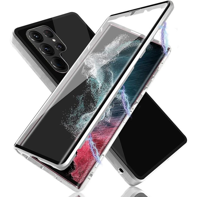 Suitable for Samsung S25 Ultra Mobile Phone Case  Magneto 23plus Metal Magnetic Double Sided Glass Sheath