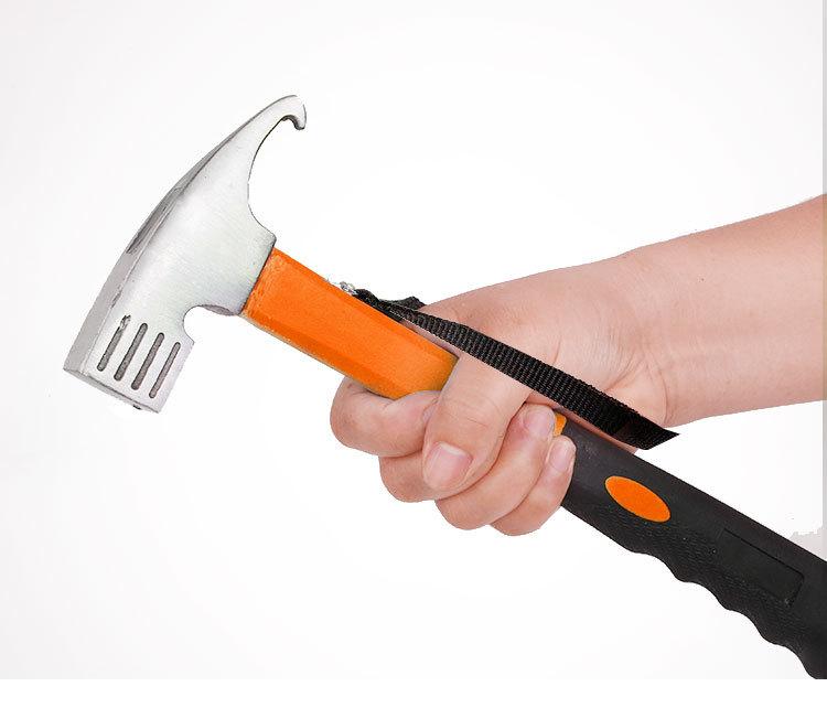 Outdoor Multi-functional Nail Hammer Camping Tent Canopy Hammer High Carbon Steel Home Nail Puller High Carbon Nail Extractor