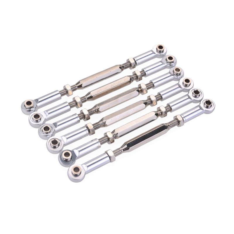 Aluminum Turnbuckle Rod Linkage Steering Rods for RC 1/10 1/8 Redcat HSP ZD Racing HPI HOBAO  Truck