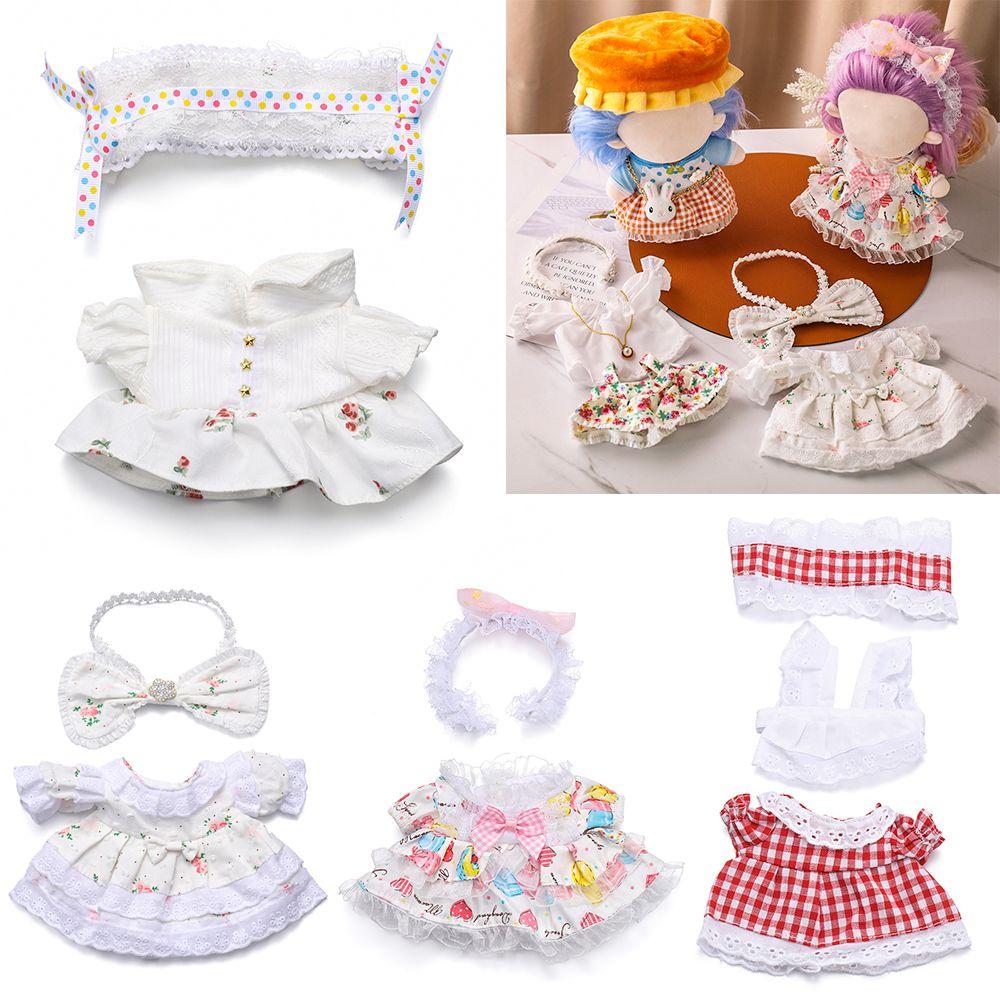 

20cm Ducks Gifts Kids Toy Dress Jeans Doll Hat Stuffed Toys Plush Toy Clothes Dolls Accessories