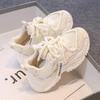 Girls' Mesh Sneakers, New Summer Model, Breathable White Dad Shoes for Children, Thin Style for Older Girls