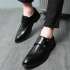 Large Size Spring New Men's British Style Business Dress Pointed Leather Shoes Men's Trend Foot Casual Men's Shoes