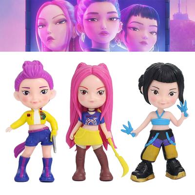 Figurine Anime K-pop Chasseurs de Démons Filles Kawaii Cadeaux Pour Enfants Fans Halloween Noël Figurine Cadeaux Décoratifs