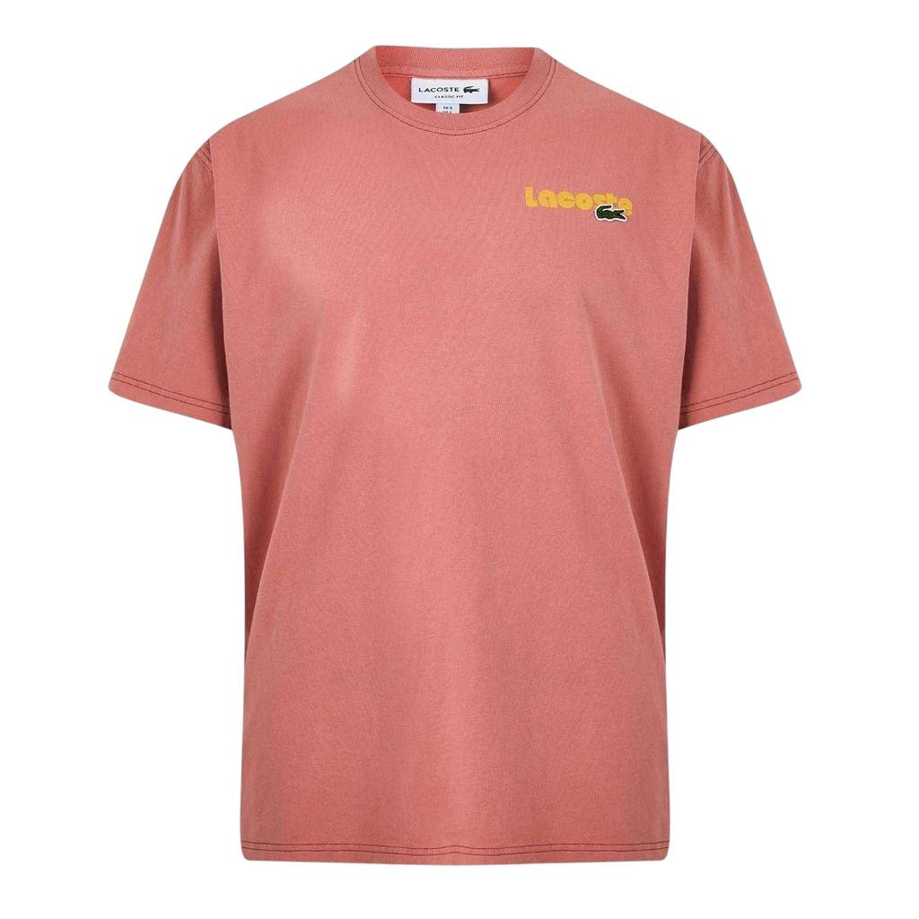 Lacoste Mens Effect Ombr Print T-Shirt