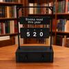 Dekorativer aufhängbarer Lesezähler - Leseziel-Tracker & Buchdisplay für Bücherregal, Bibliothek, Zuhause, Arbeitszimmerdekoration