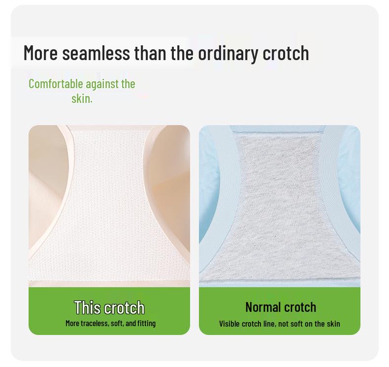 Premium Cotton High-Waisted Women's Briefs - Breathable & Moisture-Wicking with Antibacterial Silk Crotch.