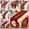 Santa Claus Christmas Table Runner Elk Christmas Tablecloth New Table Decor  Navidad Gift