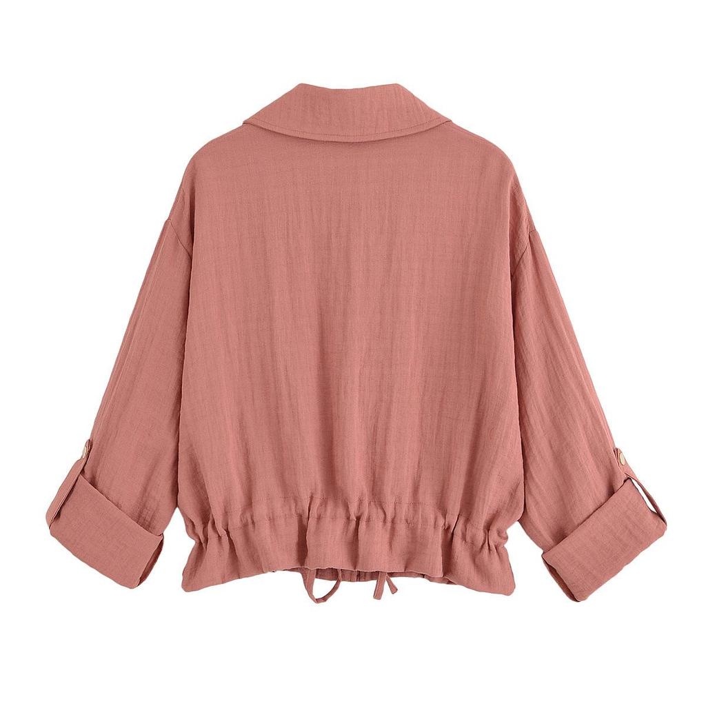 2025 Sommer Damenmode Verstellbare Kurze Jacke - Europäischer & Amerikanischer Stil